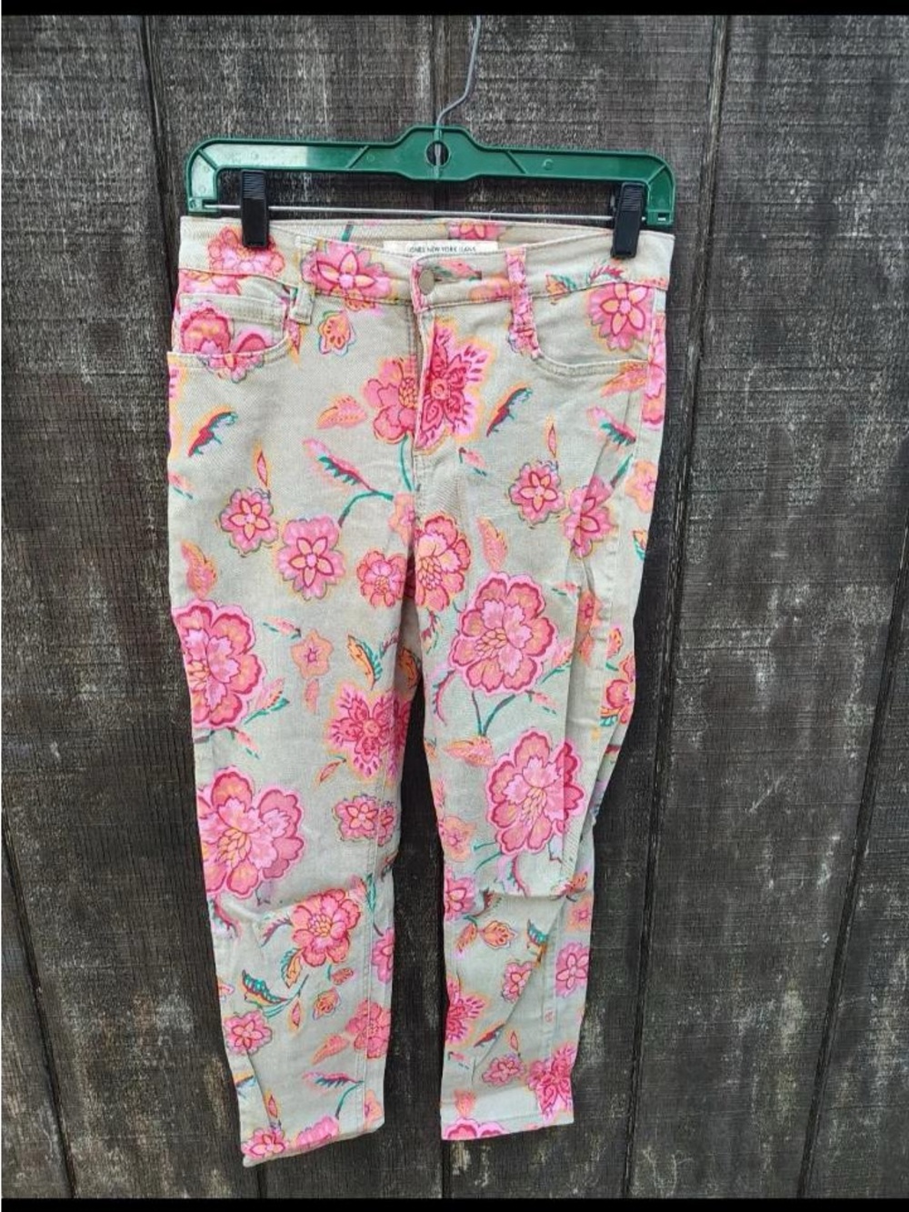 Jones New York Floral Soho Ankle Jeans